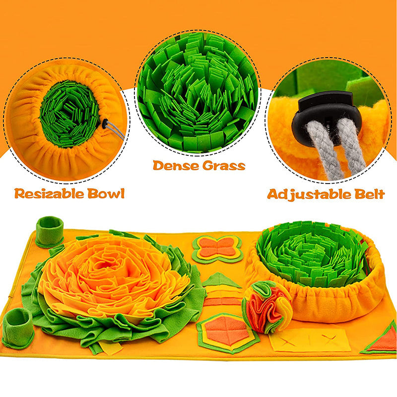 Snuffle Mat for Dogs - Interactive Feeding Toy for Mental Stimulation-Orizon Depot