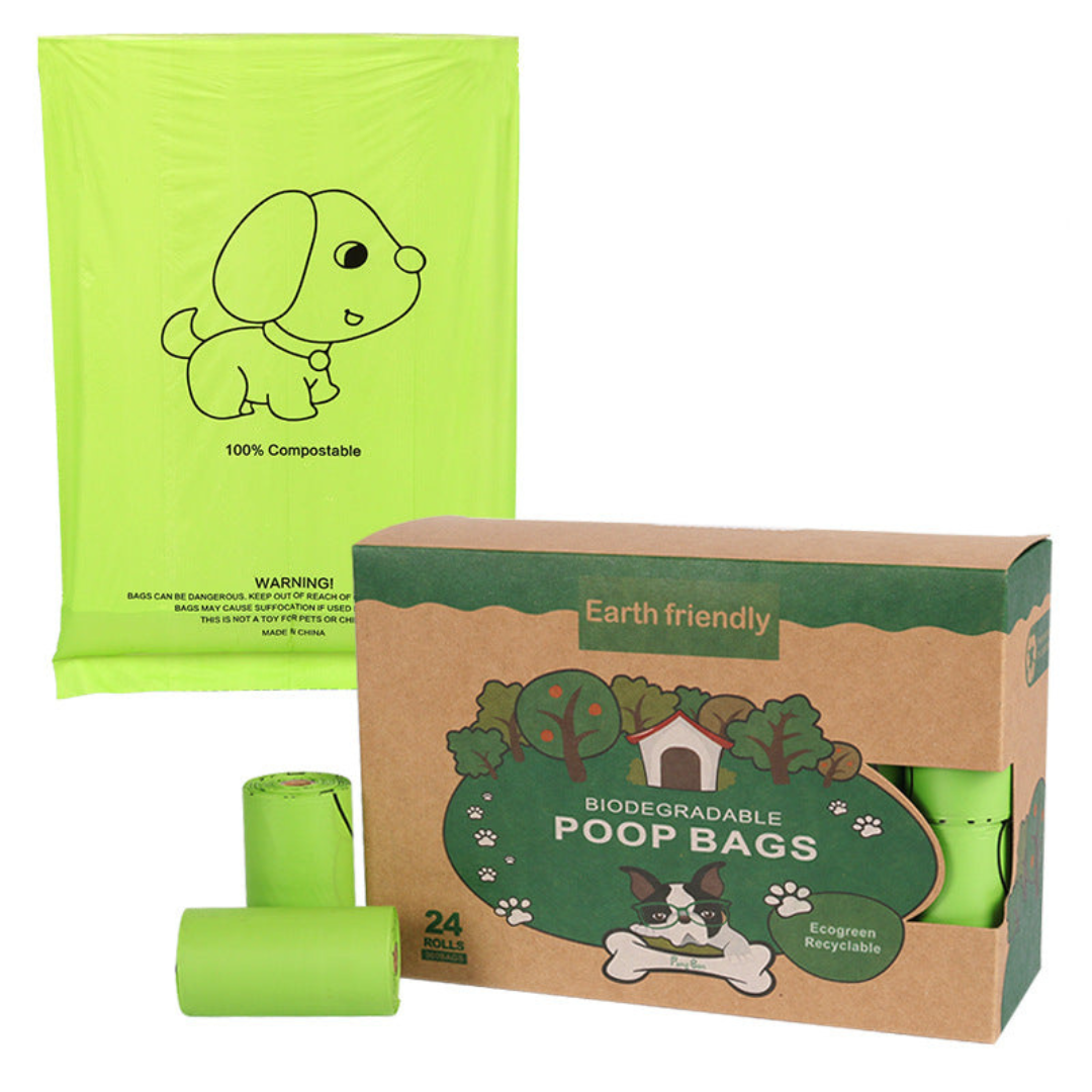 120 Biodegradable Dog Poop Bags with Dispenser-Orizon Depot