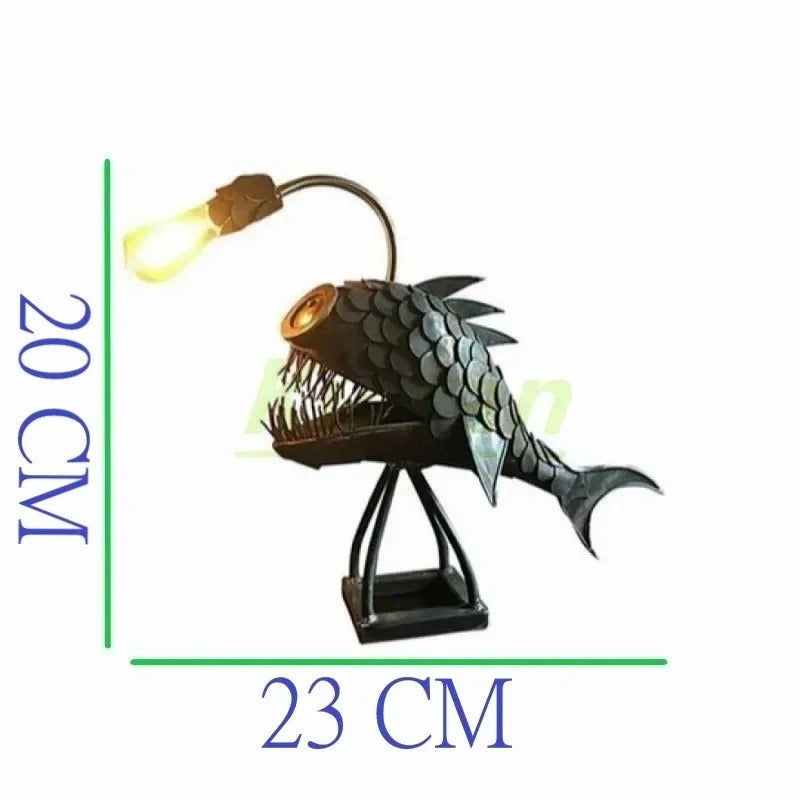 Steampunk Angler Fish Lamp – Unique & Stylish Floor Light for Home-Orizon Depot