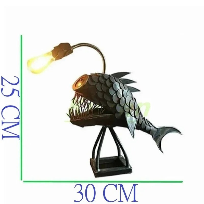 Steampunk Angler Fish Lamp – Unique & Stylish Floor Light for Home-Orizon Depot
