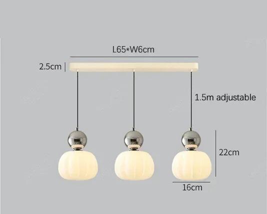 Modern Pumpkin Pendant Light | Stylish LED Ceiling Fixture
