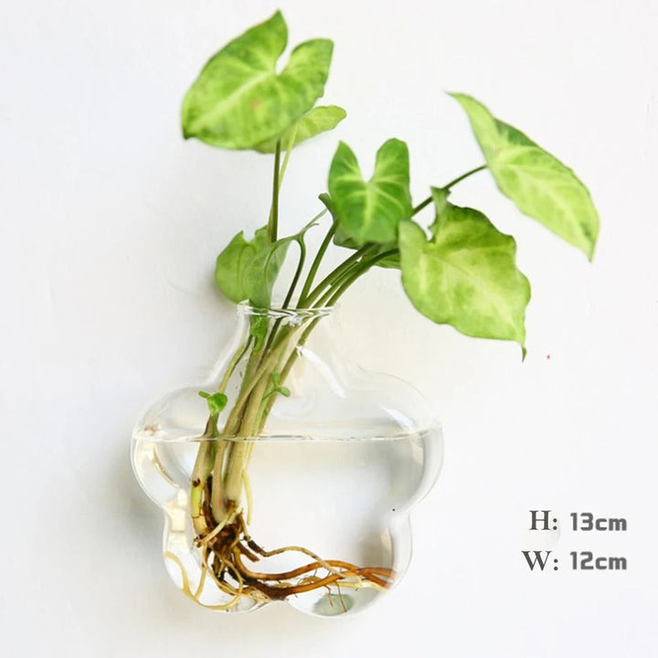 Glass Wall Vase for Home Decor - Elegant and Stylish Design-Orizon Depot