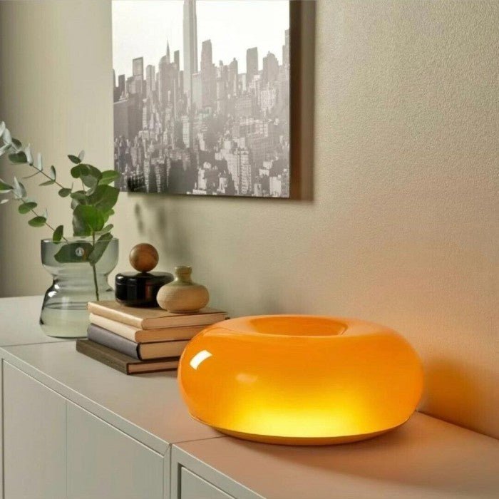 Modern LED Donut Lamp | Stylish Table & Wall Lighting Fixture