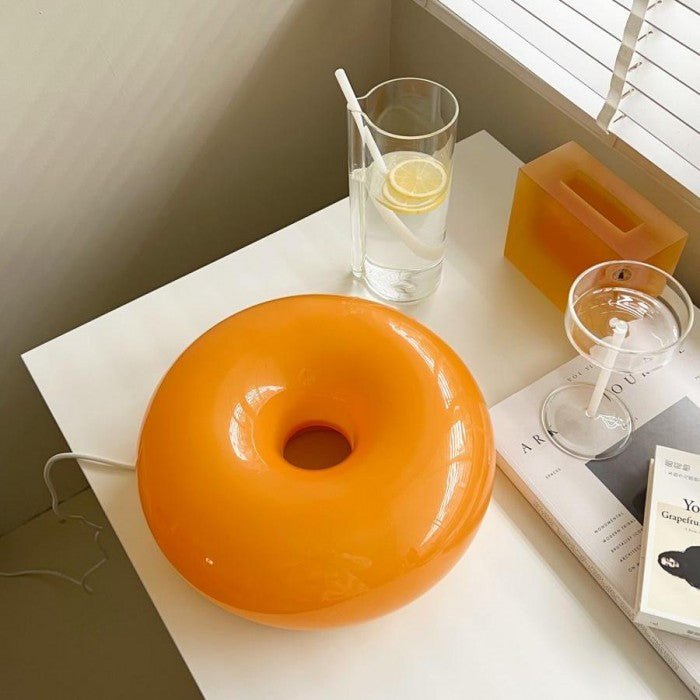 Modern LED Donut Lamp | Stylish Table & Wall Lighting Fixture