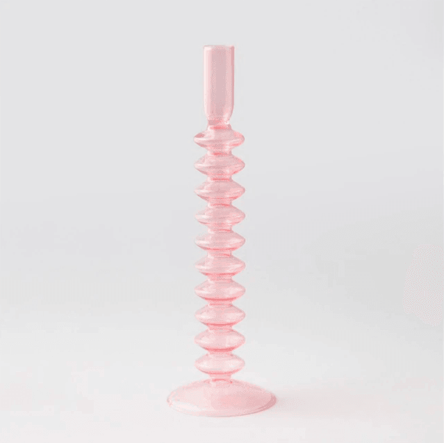 Vintage Glass Candle Holder for Elegant Home Decor-Orizon Depot