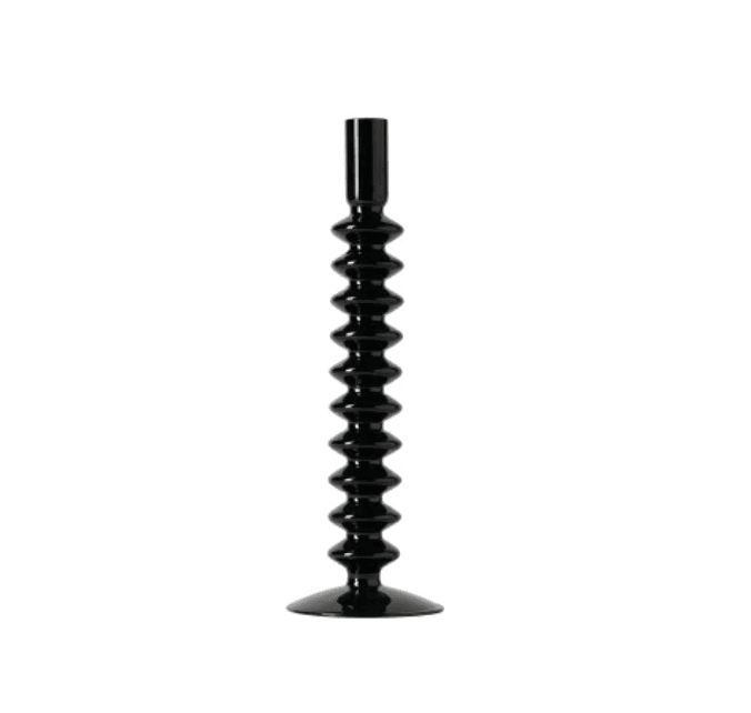 Vintage Glass Candle Holder for Elegant Home Decor-Orizon Depot