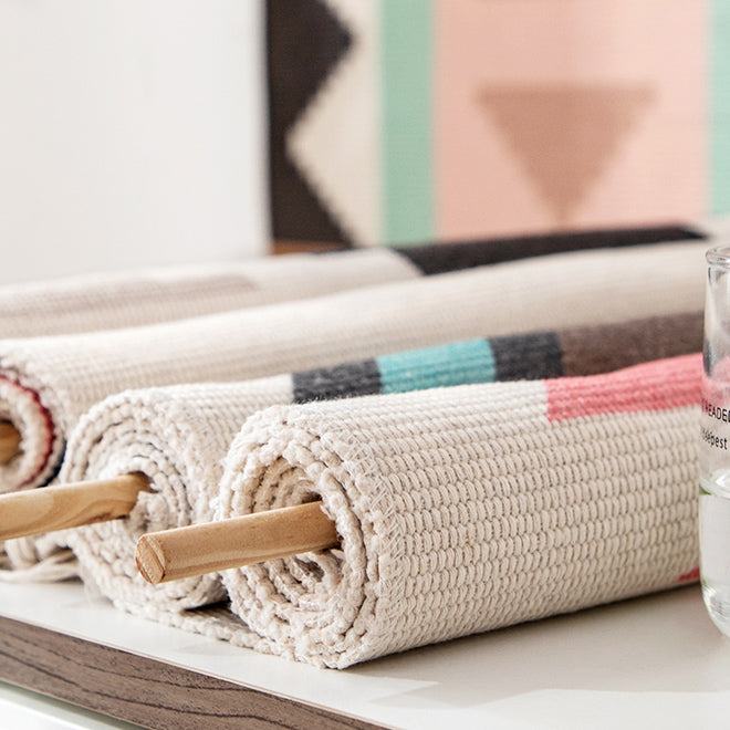 Geometric Tufted Wall Carpet for Stylish Home Decor-Orizon Depot