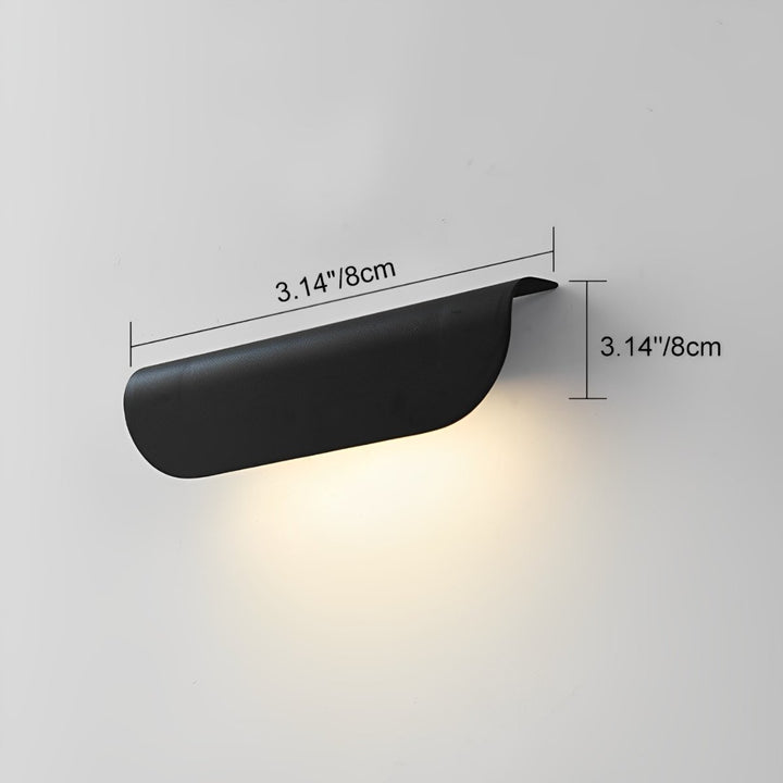 Waterproof Minimalist Arc-Shaped Outdoor Wall Light