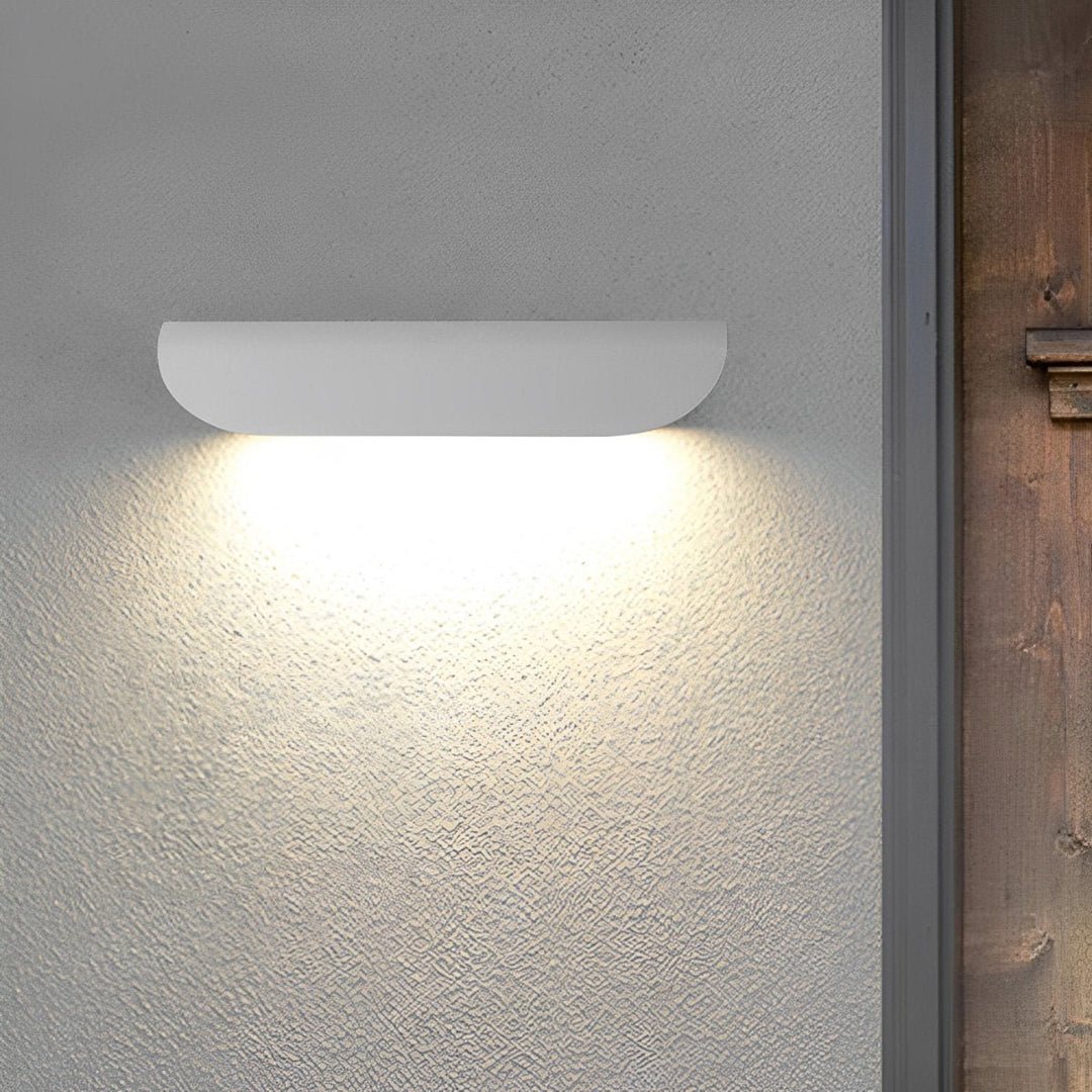 Waterproof Minimalist Arc-Shaped Outdoor Wall Light