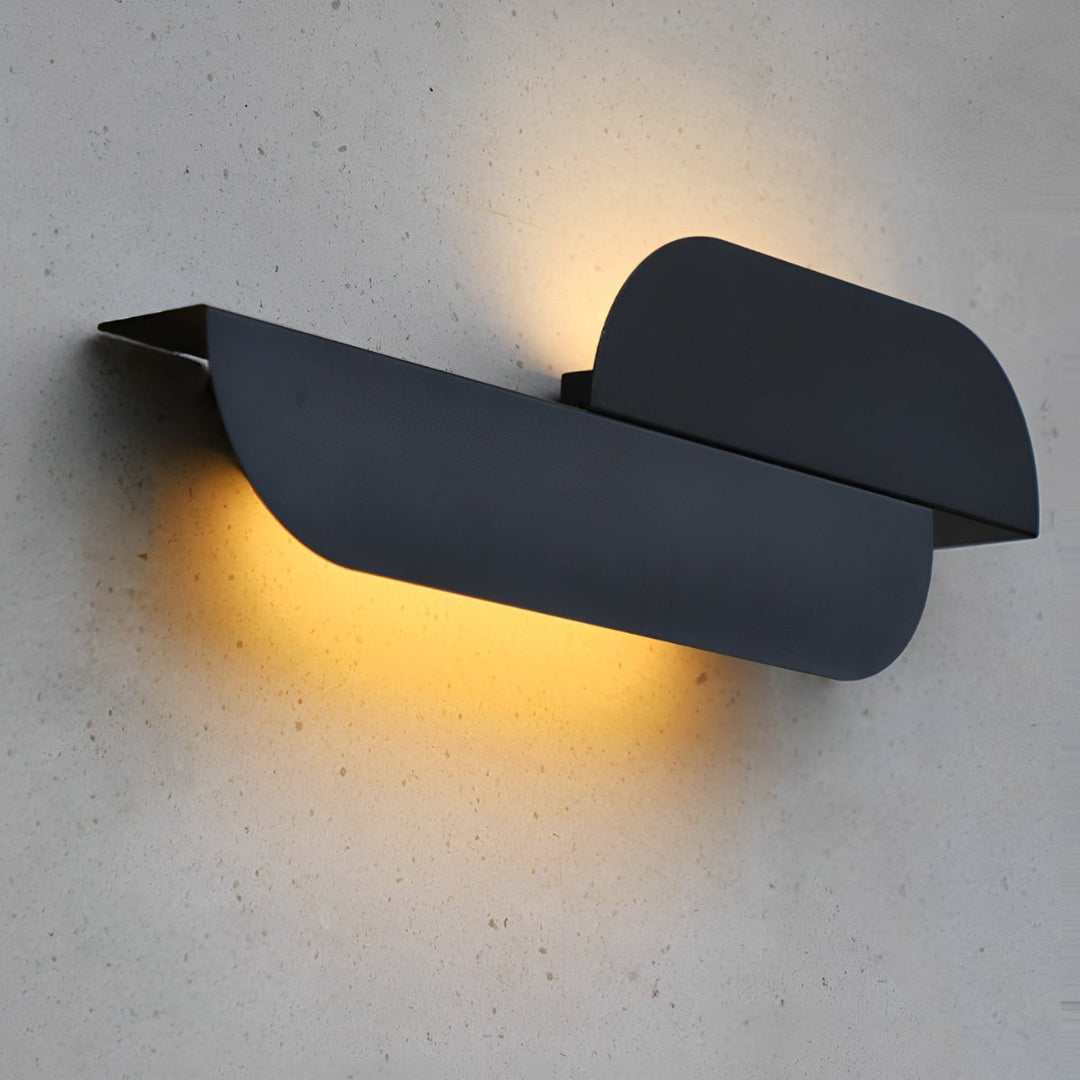 Waterproof Minimalist Arc-Shaped Outdoor Wall Light