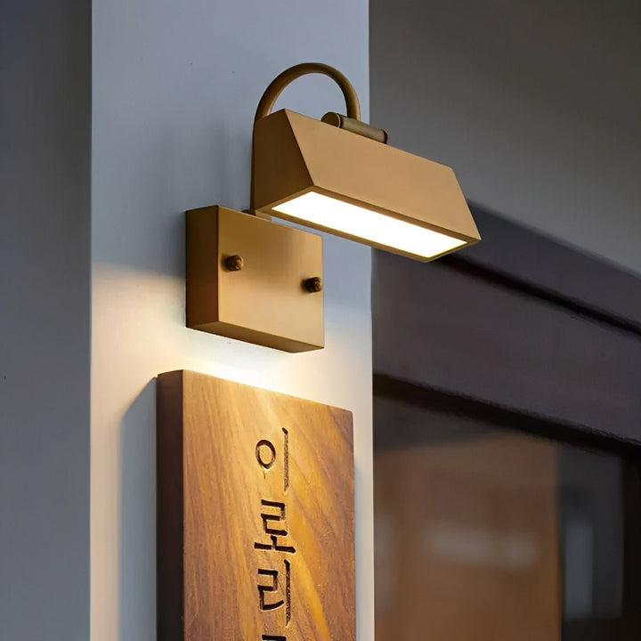 Waterproof Modern Copper Outdoor LED Wall Lights