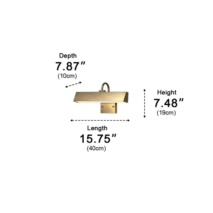 Waterproof Modern Copper Outdoor LED Wall Lights