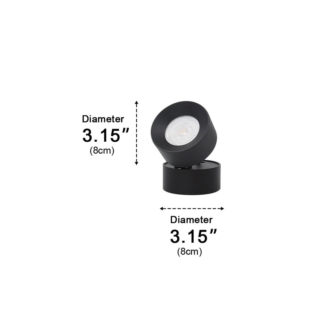 Waterproof Modern Round Adjustable Outdoor Wall Lights