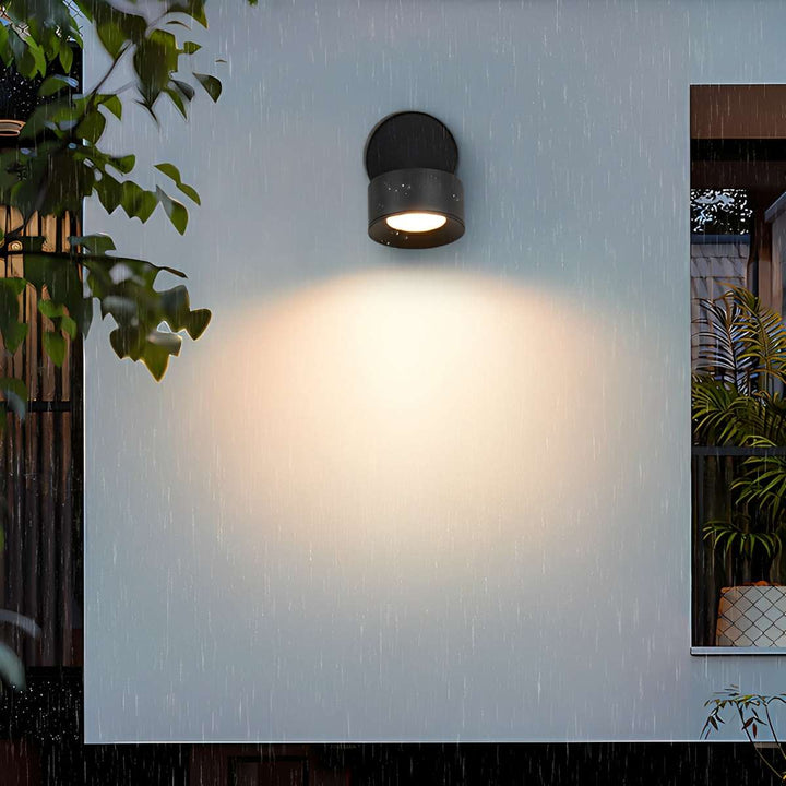 Waterproof Modern Round Adjustable Outdoor Wall Lights