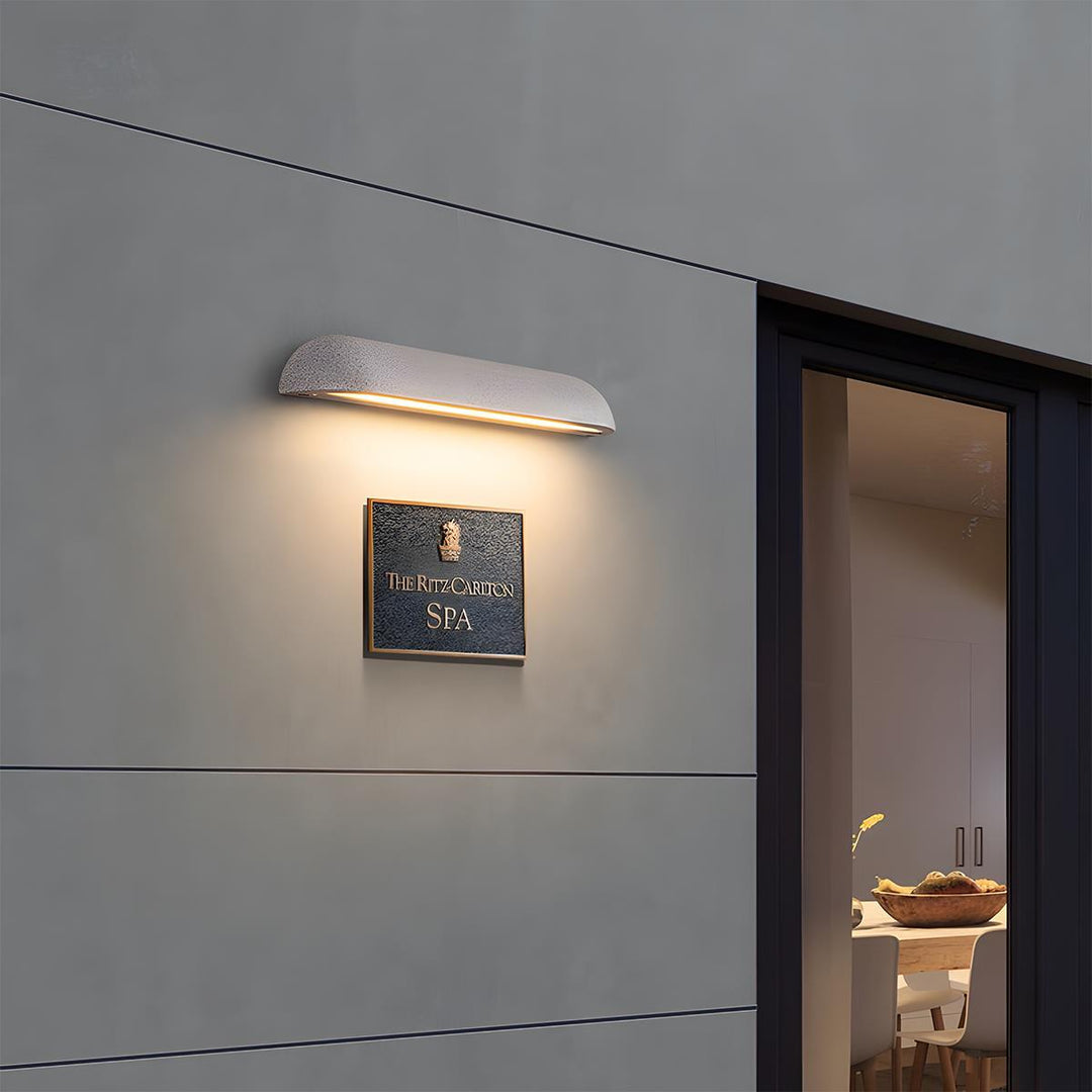 Outdoor Waterproof Curved LED Porch Light