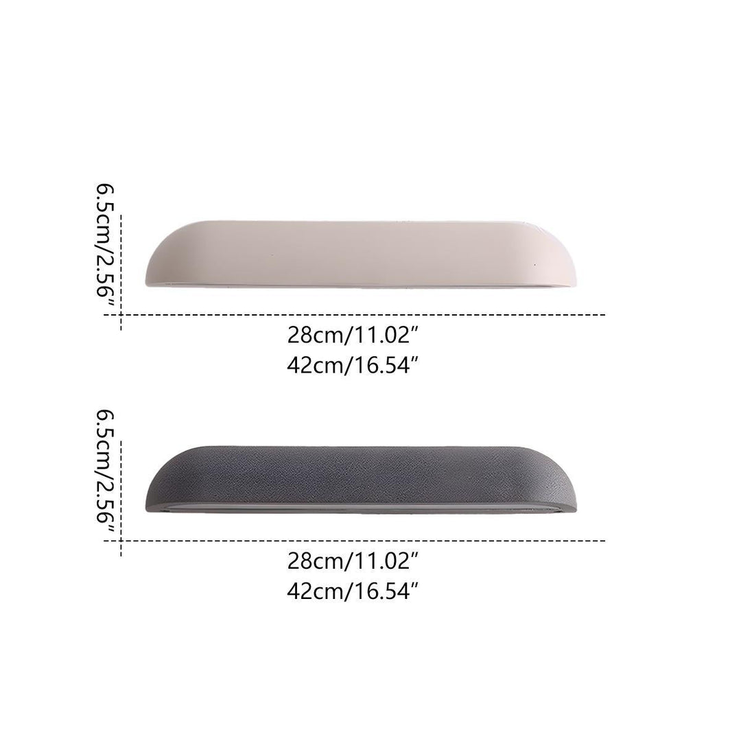 Outdoor Waterproof Curved LED Porch Light