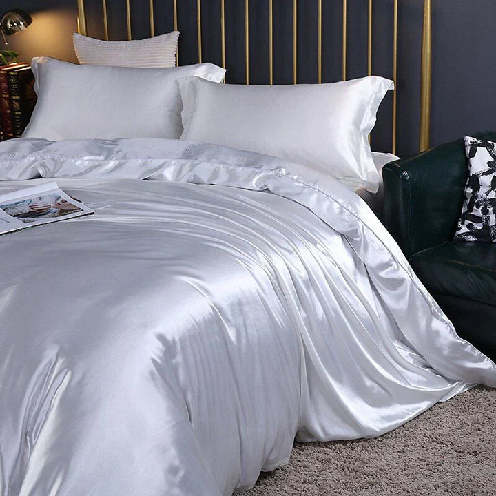 Elegant Satin Silk Bedding Set - Luxurious Comfort for Every Night-Orizon Depot
