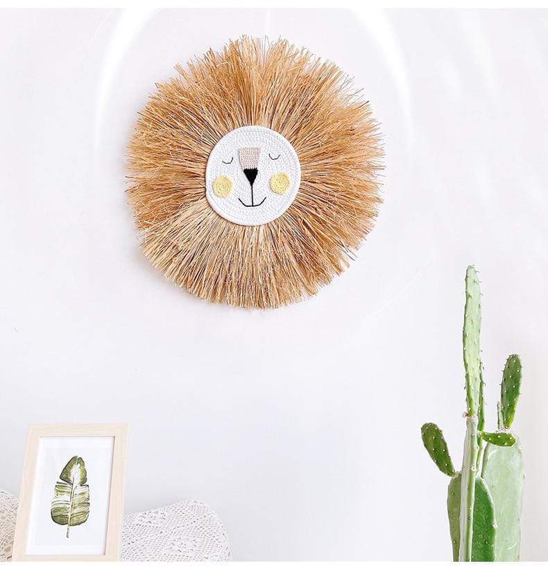 Sweet Lion Head Wall Decoration for Home or Office Decor-Orizon Depot