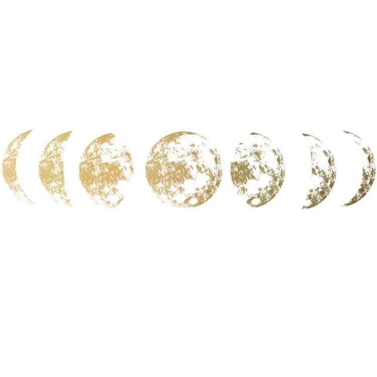 Mouth Phases Wall Sticker for Creative Home Decor-Orizon Depot
