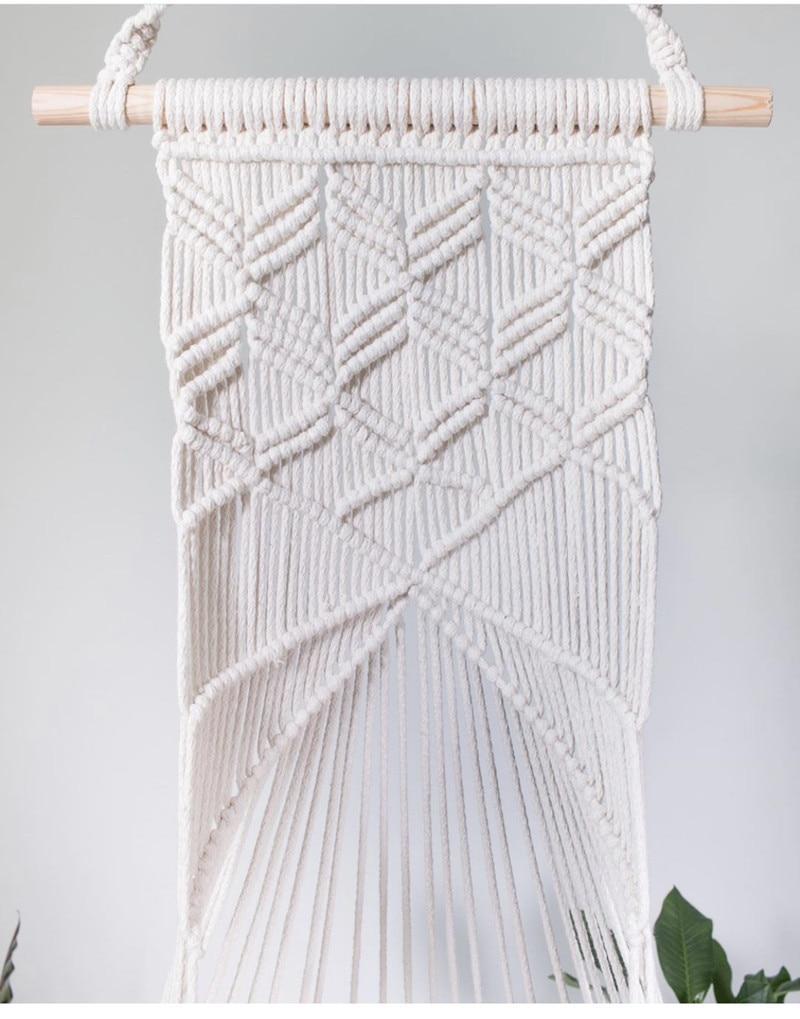 Macrame Wall Hanging Cat Bed for Stylish Pet Relaxation-Orizon Depot