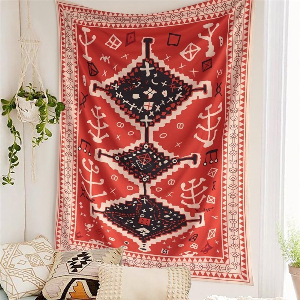 Moroccan Totem Wall Tapestry for Home Decor and Aesthetic Appeal-Orizon Depot