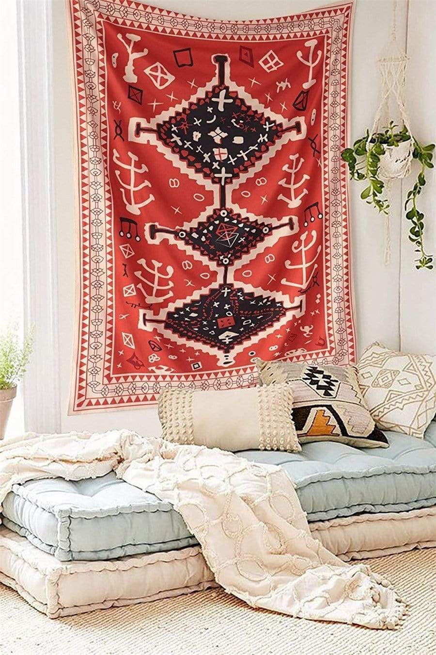 Moroccan Totem Wall Tapestry for Home Decor and Aesthetic Appeal-Orizon Depot