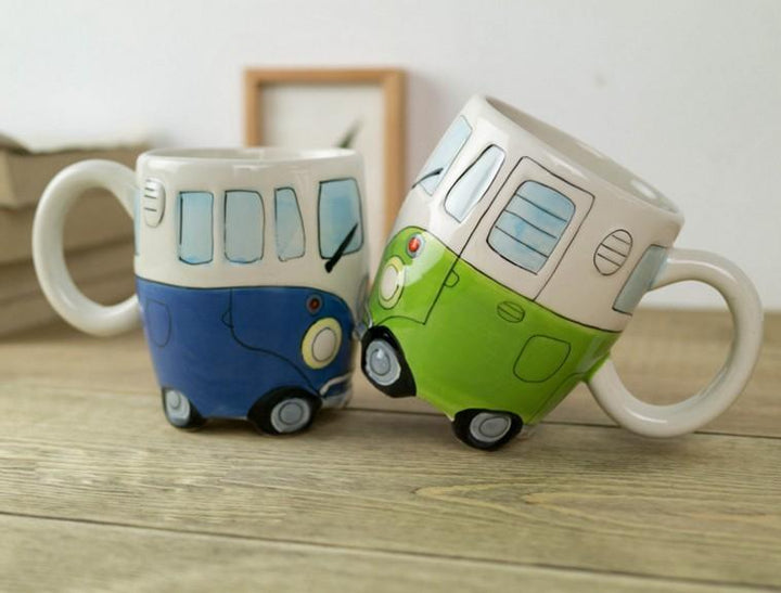 Hippie Bus Coffee Mug - Fun and Unique Travel-Inspired Drinkware-Orizon Depot