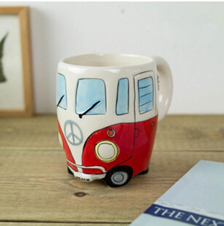 Hippie Bus Coffee Mug - Fun and Unique Travel-Inspired Drinkware-Orizon Depot