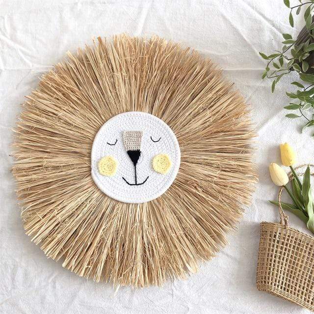 Sweet Lion Head Wall Decoration for Home or Office Decor-Orizon Depot
