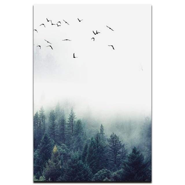 Nordic Forest Landscape 3-Piece Wall Art Set for Home Decor-Orizon Depot