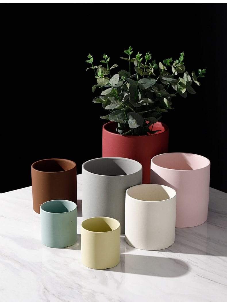 Colorful Ceramic Flower Pots for Home and Garden Decor-Orizon Depot