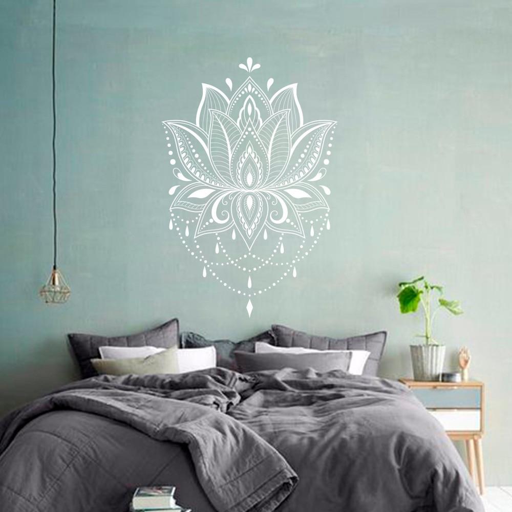 Lotus Mandala Wall Sticker for Home Decor and Meditation Spaces-Orizon Depot