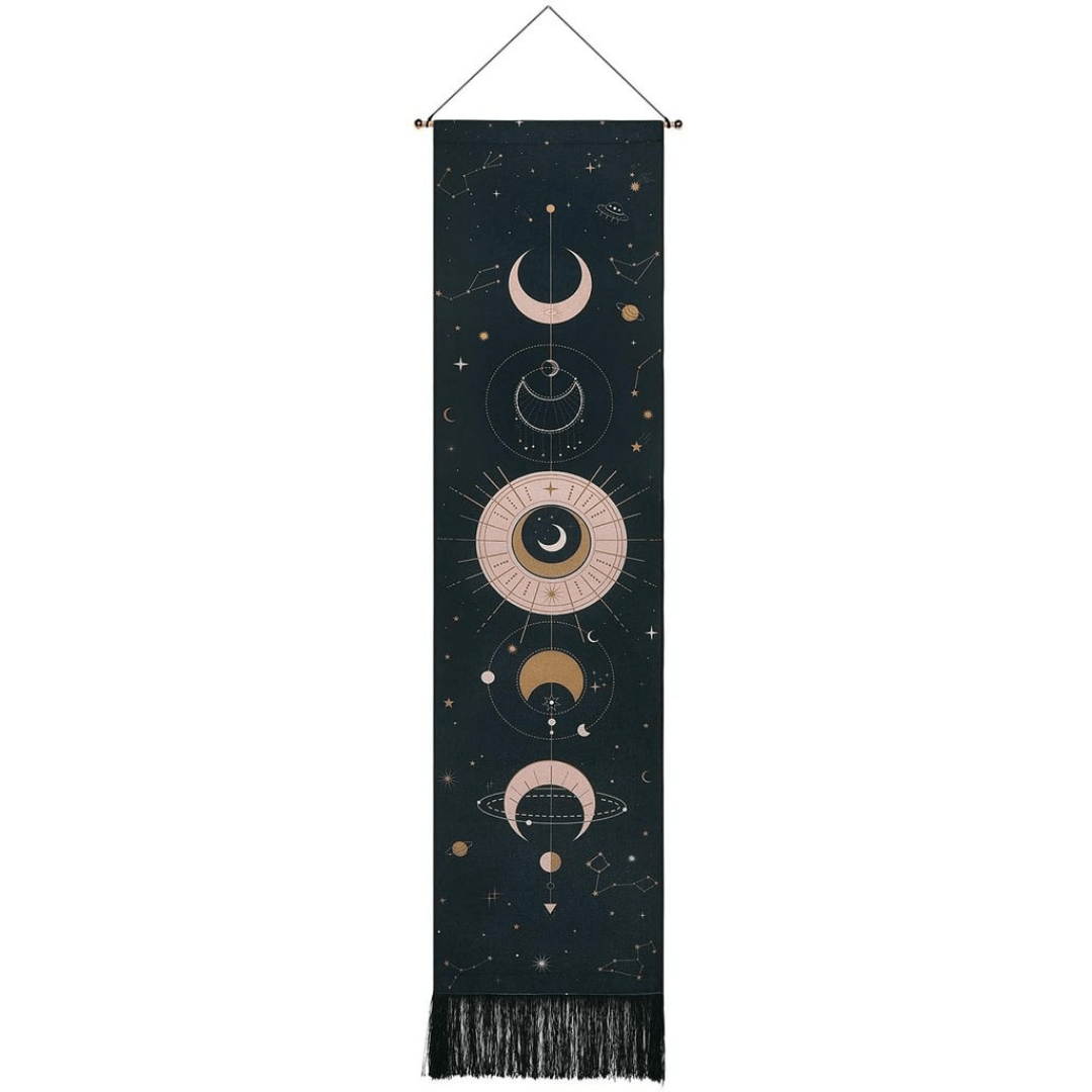 Moon Phases Wall Hanging Tapestry for Home Decor-Orizon Depot