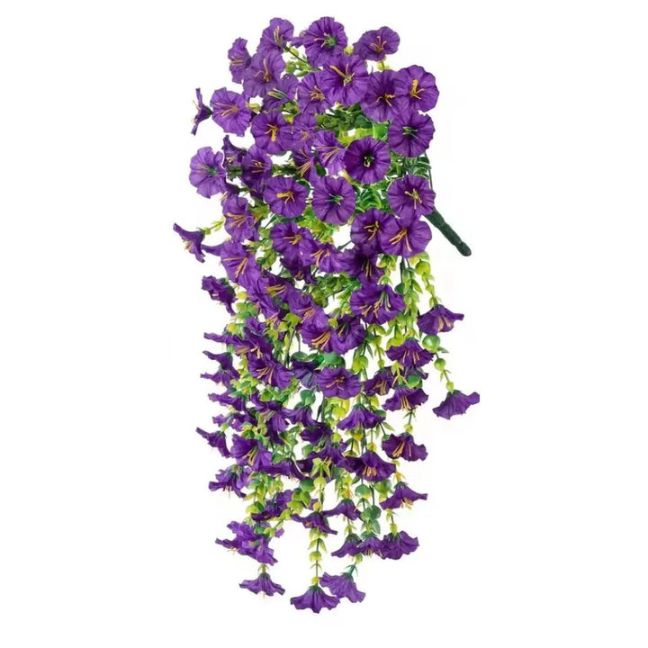 UV Resistant Artificial Morning Glory Flower Hanging Decoration