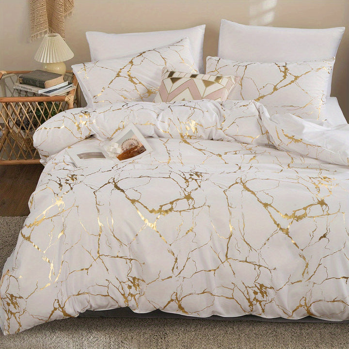Luxury Silk Soft Duvet Cover Set – Elegant and Comfortable Bedding-Orizon Depot